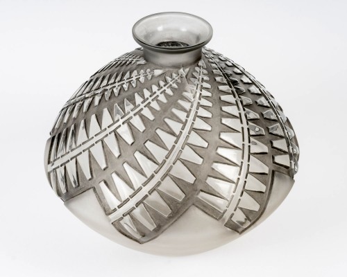 1929 René Lalique - Vase Montargis - Glass & Crystal Style Art Déco