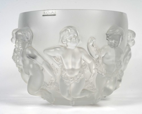 Lalique France - Vase Luxembourg - Glass & Crystal Style 50