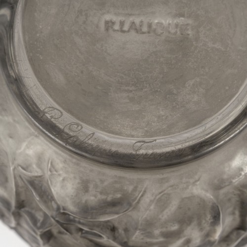 20th century - 1914 René Lalique - Vase Monnaie du Pape