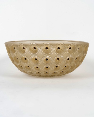 1929 René Lalique - Bowl Nemours  - Glass & Crystal Style Art Déco