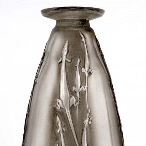 Glass & Crystal  - 1912 René Lalique Vase Quatre Groupes De Lézards Lizards