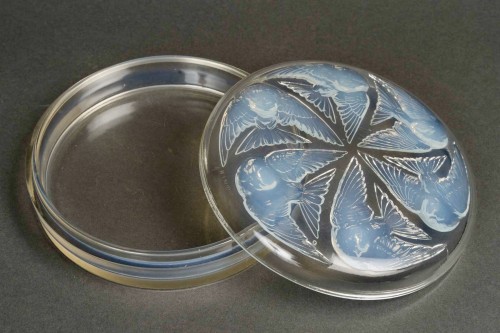 XXe siècle - 1921 René Lalique - Boîte Mésanges