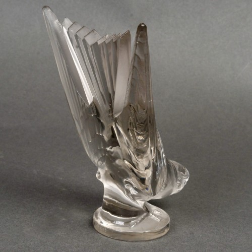 XXe siècle - 1928 René Lalique - Mascotte automobile Hirondelle