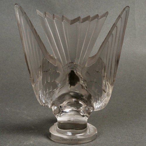 1928 René Lalique - Mascotte automobile Hirondelle - Art Déco