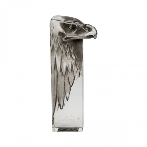 1911 René Lalique - Cachet Tête d'Aigle patiné gris