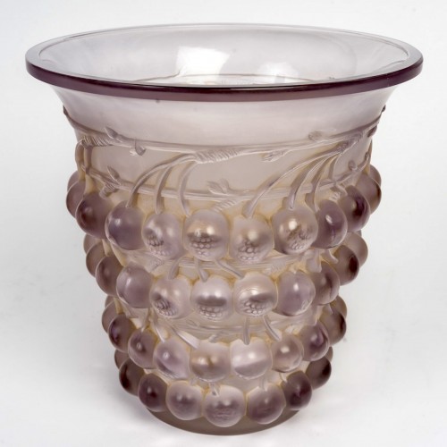 1930 René Lalique - Vase Montmorency - Verrerie, Cristallerie Style Art Déco