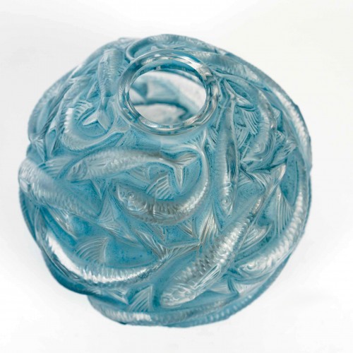 1927 René Lalique - Vase Oléron - BG Arts