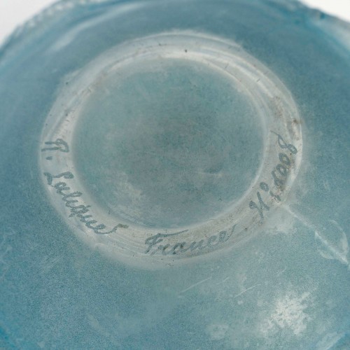 1927 René Lalique - Vase Oléron - Art Déco