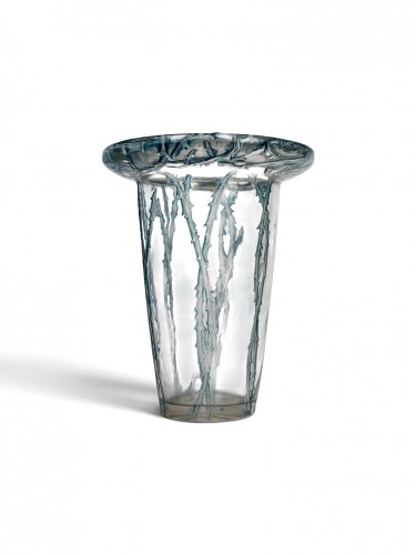 Verrerie, Cristallerie  - 1913 René Lalique - Vase Bordure Epines