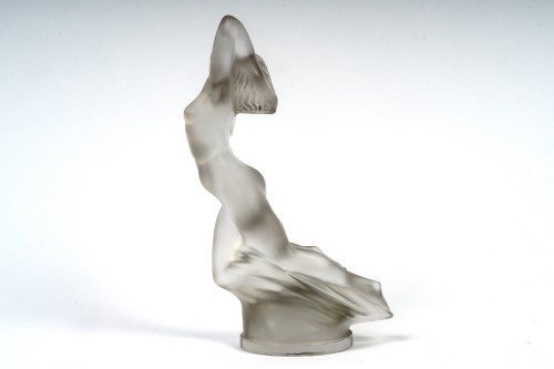 1931 René Lalique - Car Mascot Hood Ornament Vitesse - Glass & Crystal Style Art Déco