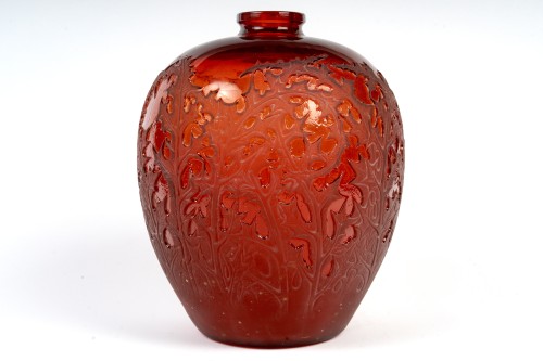 1920 René Lalique - Vase Acanthes - Glass & Crystal Style Art Déco