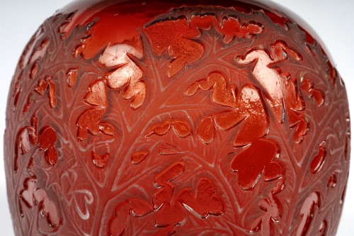 20th century - 1920 René Lalique - Vase Acanthes