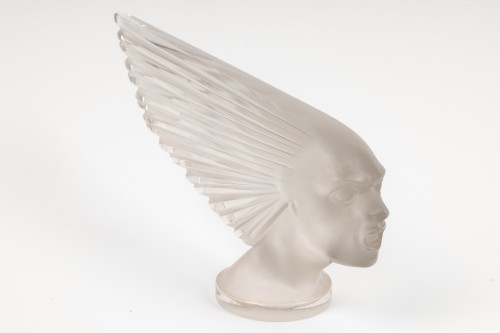 1928 René Lalique - Car Mascot Hood Ornament Victoire - Glass & Crystal Style Art Déco
