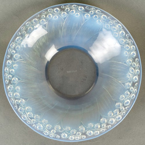 1931 René Lalique - Bowl Muguet Lily Of The Valley  - Glass & Crystal Style Art Déco