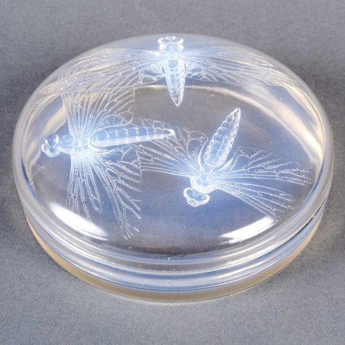Art Déco - 1921 René Lalique - Box Libellules Dragonflies
