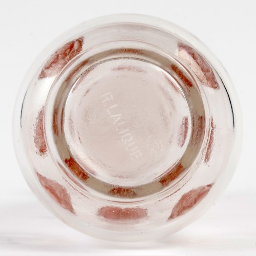XXe siècle - 1912 René Lalique - Flacon Fleurs Concaves