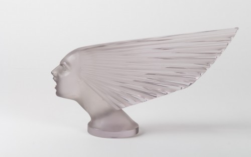 1928 René Lalique - Bouchon de Radiateur Mascotte Victoire - Verrerie, Cristallerie Style Art Déco