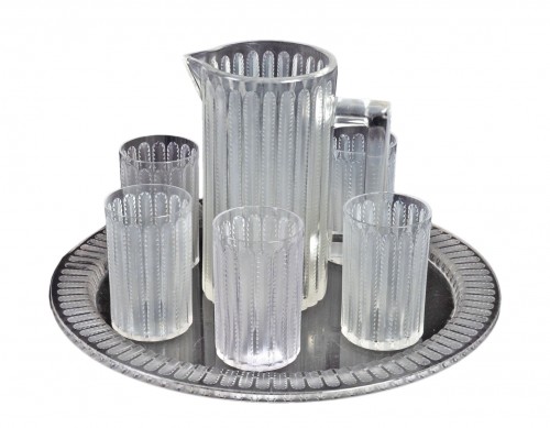 1931 Rene Lalique - Jaffa Set of 8 pieces