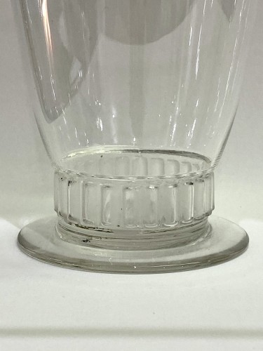 Glass & Crystal  - 1930 Rene LALIQUE - Orange Set Bambou of 9 Pieces 