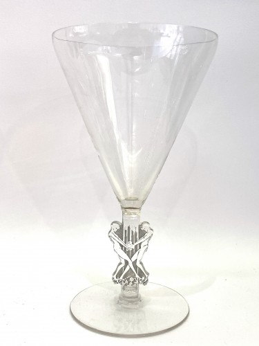 Verrerie, Cristallerie  - 1926 René Lalique - Service de 18 verres "Strasbourg"