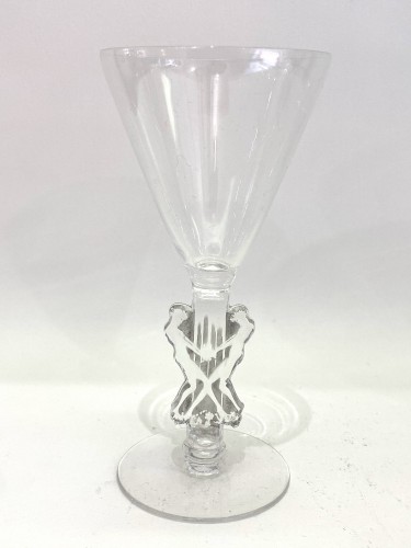 XXe siècle - 1926 René Lalique - Service de 18 verres "Strasbourg"