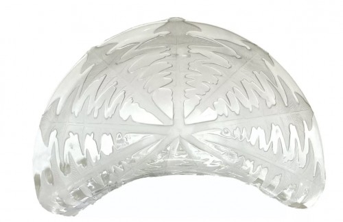 Glass & Crystal  - 1924 René Lalique - Set of eight 8 &quot;Pissenlit&quot; salad plates