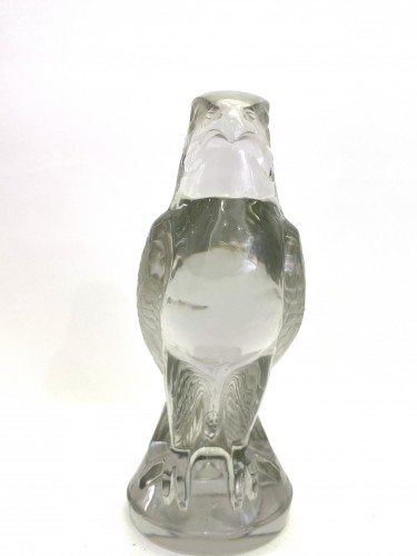 1925 René Lalique - Mascotte « Faucon »  - Verrerie, Cristallerie Style Art Déco