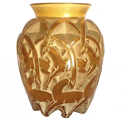 1931 René Lalique - Vase &quot;Chamois&quot; 