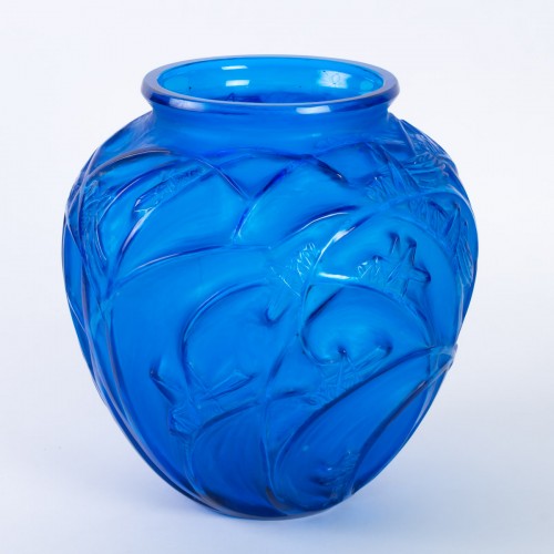 Art nouveau - 1912 Rene Lalique - Vase &quot;Sauterelles&quot; 