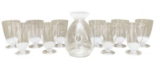 1930 Original René Lalique - Orange Juice set "Nippon" 