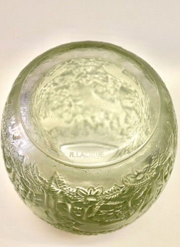 XXe siècle - 1931 René Lalique -  Vase "Biches" 