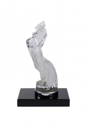 1929 Rene Lalique - Mascot Bookend &quot;Coq Houdan&quot; 