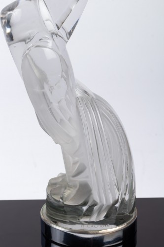 1929 Rene Lalique - Mascot Bookend &quot;Coq Houdan&quot;  - 