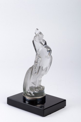 1929 Rene Lalique - Mascot Bookend &quot;Coq Houdan&quot;  - Art Déco