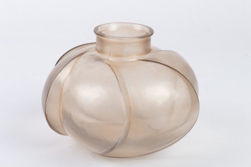 1928 René Lalique - Vase &quot;Périgord&quot;  - Glass & Crystal Style Art Déco