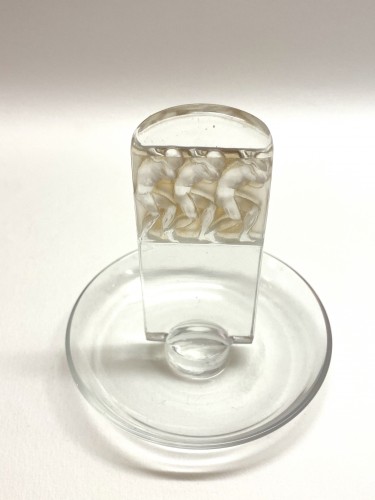 20th century - 1931 René Lalique - Ashtray Pintray &quot;Athletes&quot; 