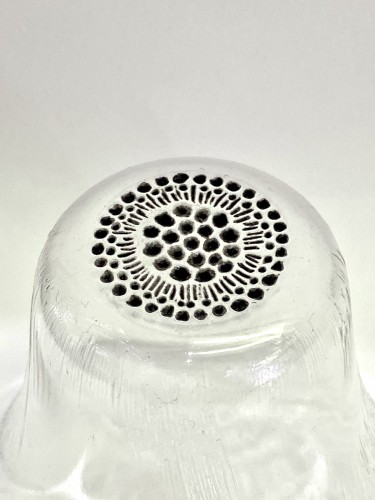 1922 René Lalique - Service de 12 gobelets verres "Pavot"   - BG Arts