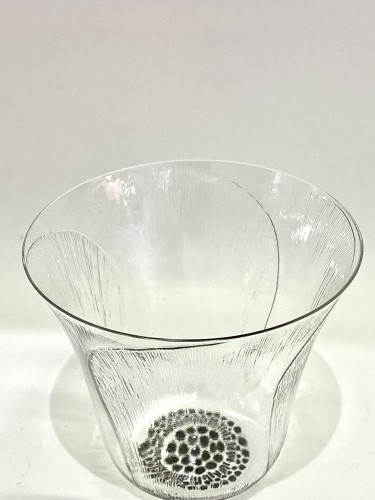 20th century - 1922 René Lalique - Set of 12 &quot;Pavot&quot; drinking glasses