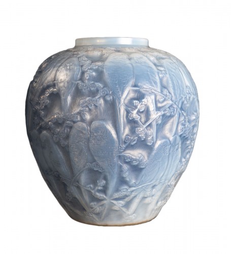 1919 René Lalique - Vase Perruches