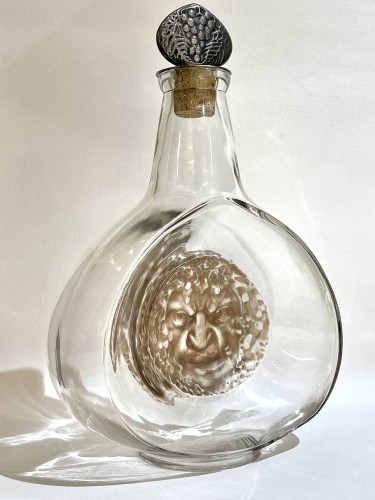 Glass & Crystal  - 1913 René Lalique - Decanter Masques