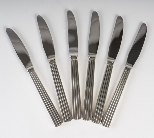 Set of Bernadotte silverware by Georg Jensen in sterling silver - 