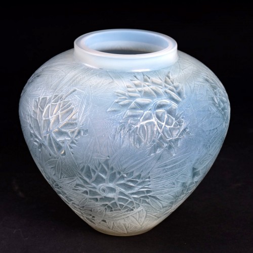 1923 René Lalique - Vase Estérel - Verrerie, Cristallerie Style Art Déco