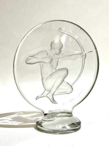 20th century - 1926 René Lalique - Car Mascot &quot;Archer&quot; 