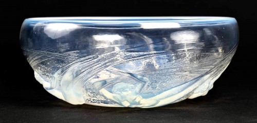 1921 René Lalique - Bowl Ondines - Glass & Crystal Style Art Déco