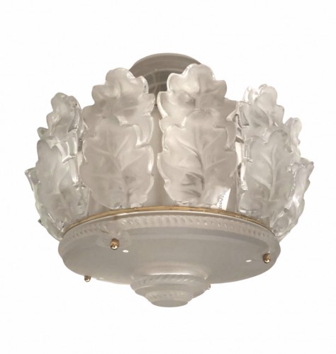 Lustre Plafonnier "Chêne" de Marc Lalique - Luminaires Style Années 50-60