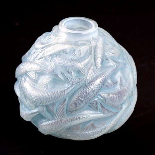 1927 René Lalique - Vase Oléron - BG Arts