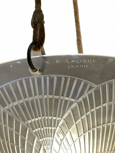 1921 René Lalique - Lustre Coquilles - BG Arts
