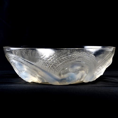 1932 René Lalique - Coupe Calypso - Verrerie, Cristallerie Style Art Déco