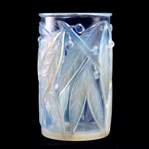 1922 René Lalique - Vase Laurier - Verrerie, Cristallerie Style Art Déco