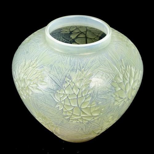 1923 René Lalique - Vase Estérel - Verrerie, Cristallerie Style Art Déco